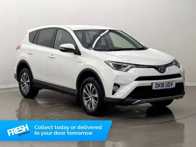Used Toyota RAV4 Hybrid 2018 White SUV