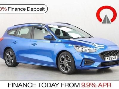 Used Ford Focus ST-Line 120 HP (88 kW) 2019 Blue Estate