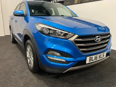 Używany Hyundai Tucson SE 177 KM (130 kW) 2016 Niebieski SUV