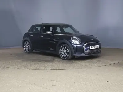 Used Mini Cooper Exclusive 2021 Blue/black Hatchback