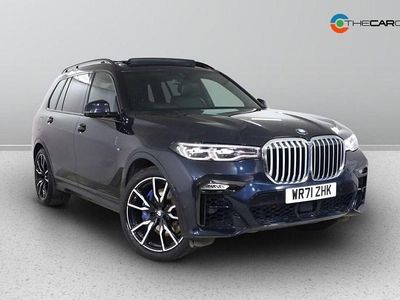 Black Used 2021 BMW X7 M Sport SUV | £53,975 (Good price)
