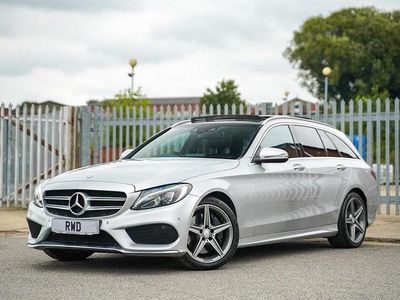 Silver Used 2016 Mercedes C250 AMG Line Premium Plus Estate | £12,995 (Fair price)