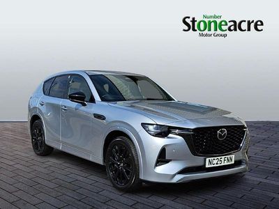 Silver Used 2025 Mazda CX-60 Homura-Line SUV | £37,950 (Expensive)