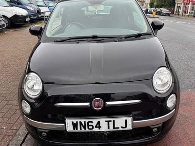 Used Fiat 500C Lounge 69 HP (50 kW) 2015 Black Cabriolet