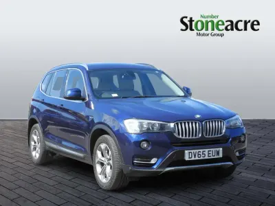 Used BMW X3 xLine 190 HP (139 kW) 2015 Blue SUV