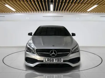 Used Mercedes CLA220 AMG line 170 HP (125 kW) 2018 Silver Coupe