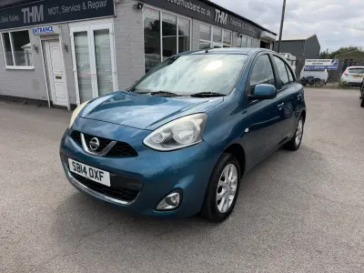 Used Nissan Micra Acenta 80 HP (58 kW) 2014 Blue Hatchback