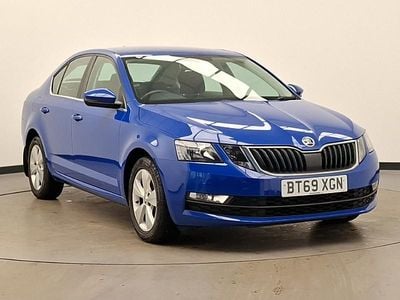 Used Skoda Octavia SE Technology 115 HP (84 kW) 2019 Blue Hatchback