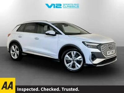 Used Audi Q4 e-tron S-Line 150 kW (204 HP) 2021 White SUV