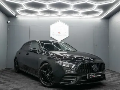 Used Mercedes A180 AMG Line Premium 136 HP (100 kW) 2022 Black Hatchback