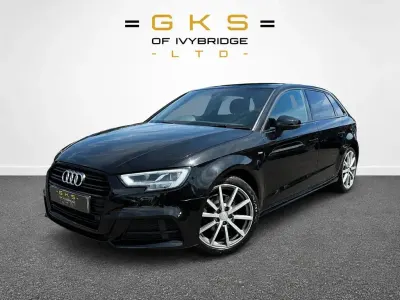 Used Audi A3 Sportback Black Edition 150 HP (110 kW) 2019 Black Hatchback