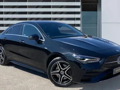 Used Mercedes CLA250e AMG line 218 HP (160 kW) 2025 Black Coupe