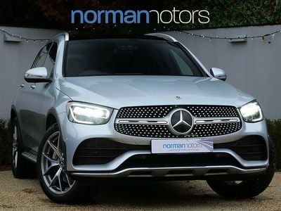Silver Used 2022 Mercedes GLC300 AMG line SUV | £34,495 (Fair price)