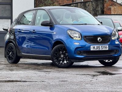 Used Smart ForFour Proxy 71 HP (52 kW) 2015 Blue Hatchback