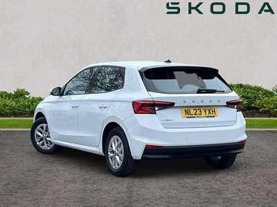 Used Skoda Fabia Comfort 79 HP (58 kW) 2023 Moon white metallic Hatchback