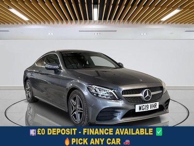 Grey Used 2019 Mercedes C220 AMG line Coupe | £17,599 (Good price)
