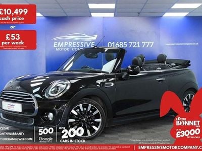 Used Mini Cooper Cabriolet Exclusive 136 HP (100 kW) 2019 Black Cabriolet