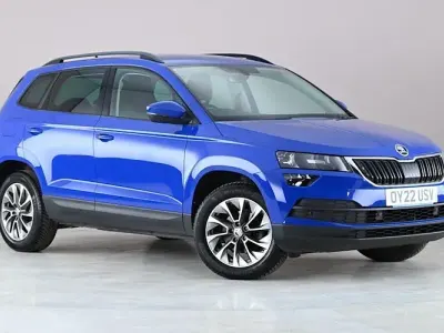 Used Skoda Karoq SE Drive 150 HP (110 kW) 2021 Blue SUV