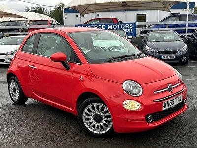 Pink Used 2019 Fiat 500 Lounge Hatchback | £8,299 (Fair price)
