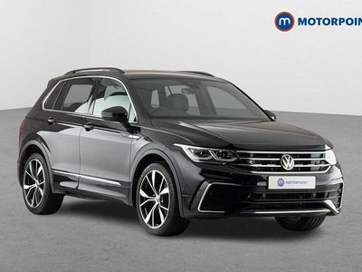 Black Used 2021 VW Tiguan R-line SUV | £24,899 (Fair price)
