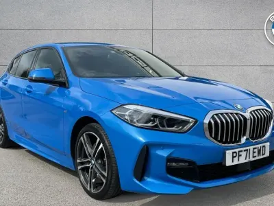 Used BMW 118 M Sport 134 HP (98 kW) 2022 Blue Hatchback