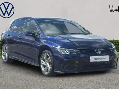 Used VW Golf VIII R-line 147 HP (108 kW) 2022 Blue Hatchback