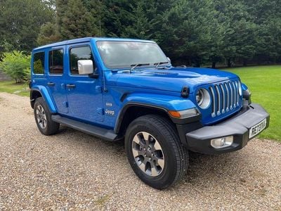 Used Jeep Wrangler Overland 2023 Blue SUV
