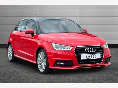 Käytetty Audi A1 S-Line 123 HP (90 kW) 2018 Punainen Viistoperä