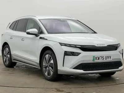 Used Skoda Enyaq iV 210 kW (286 HP) 2026 Moon white metallic SUV