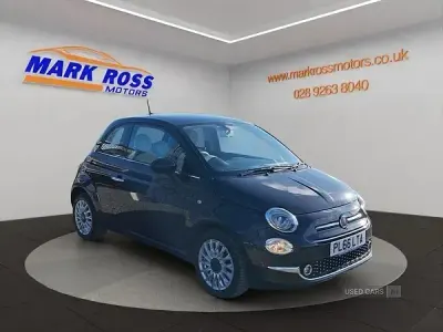 Used Fiat 500 Lounge 69 HP (50 kW) 2016 Black Hatchback
