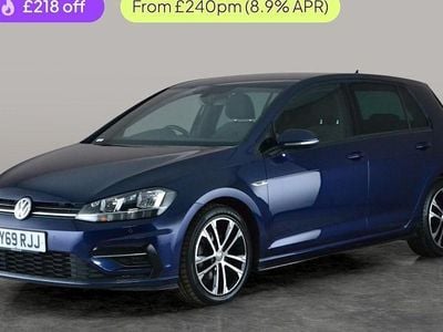 Used VW Golf VII R-line 150 HP (110 kW) 2019 Blue Hatchback