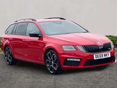 Used Skoda Octavia vRS 241 HP (177 kW) 2019 Velvet red metallic Estate