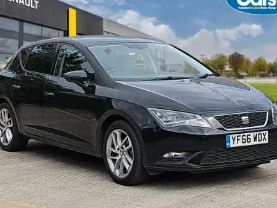 Used Seat Leon SE Dynamic 110 HP (80 kW) 2016 Black Hatchback