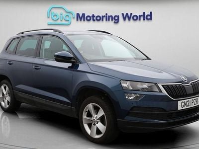 Blue Used 2021 Skoda Karoq SE SUV | £14,300 (Fair price)