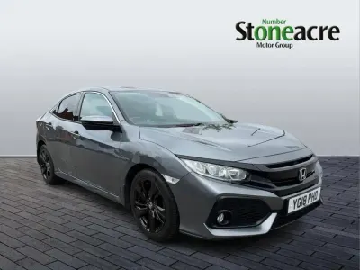 Używany Honda Civic SR 124 KM (91 kW) 2018 Szary Hatchback