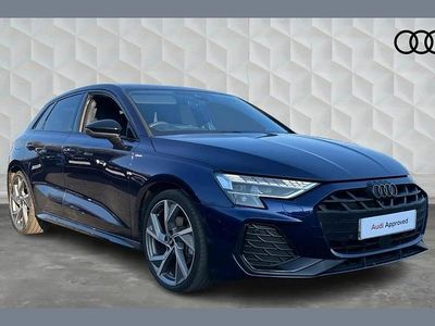 Used Audi A3 Black Edition 150 HP (110 kW) 2025 Blue Hatchback