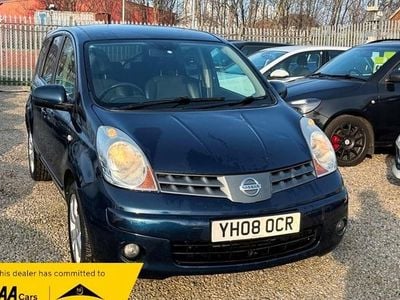 Used Nissan Note Tekna 110 HP (80 kW) 2008 Blue Hatchback