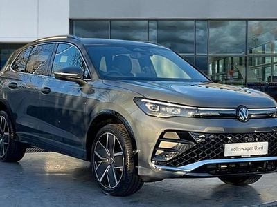 Dolphin grey metallic Used 2025 VW Tiguan R-line SUV | £42,999