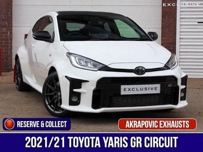 White Used 2021 Toyota Yaris Hatchback | £26,595 (Fair price)