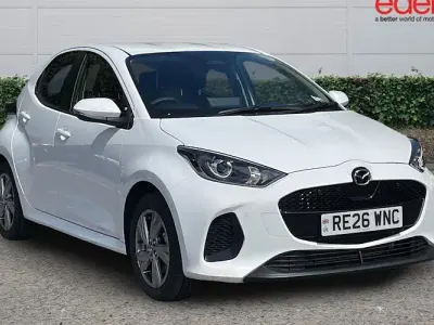 New Mazda 2 Exclusive-Line 116 HP (85 kW) 2026 White Hatchback