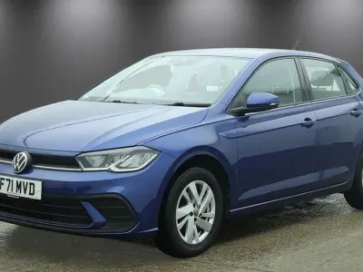 Used VW Polo Life 95 HP (69 kW) 2021 Blue Hatchback