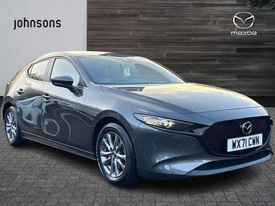 Grey Used 2022 Mazda 3 Hatchback | £13,476 (Fair price)