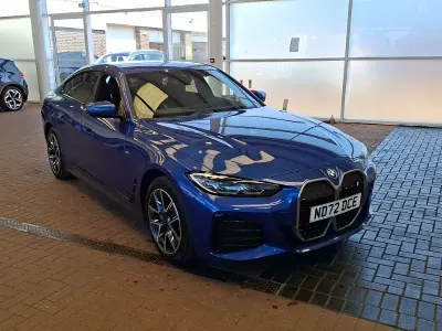 Used BMW i4 M Sport 250 kW (340 HP) 2022 Blue Sedan
