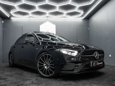 Used Mercedes A200 Exclusive 160 HP (117 kW) 2021 Black Hatchback