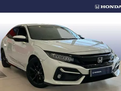 Used Honda Civic Sport 182 HP (133 kW) 2021 White Hatchback