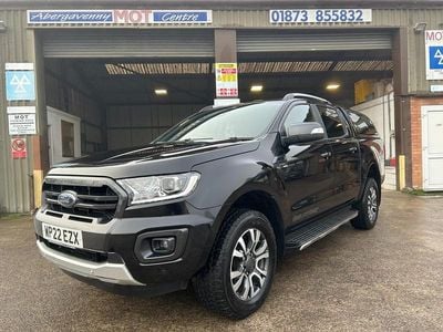 Black Used 2022 Ford Ranger Wildtrack Pickup | £19,495 (Good price)