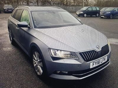 Grey Used 2018 Skoda Superb SE L Executive Estate | £7,495 (Expensive)