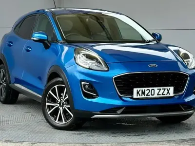 Used Ford Puma Titanium 100 HP (73 kW) 2020 Blue SUV