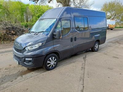 used Iveco Daily 35S15 MWB FACTORY CREW VAN IN GREY 1 OWNER
