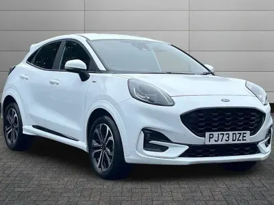 Used Ford Puma ST-Line 125 HP (91 kW) 2023 Frozen white SUV